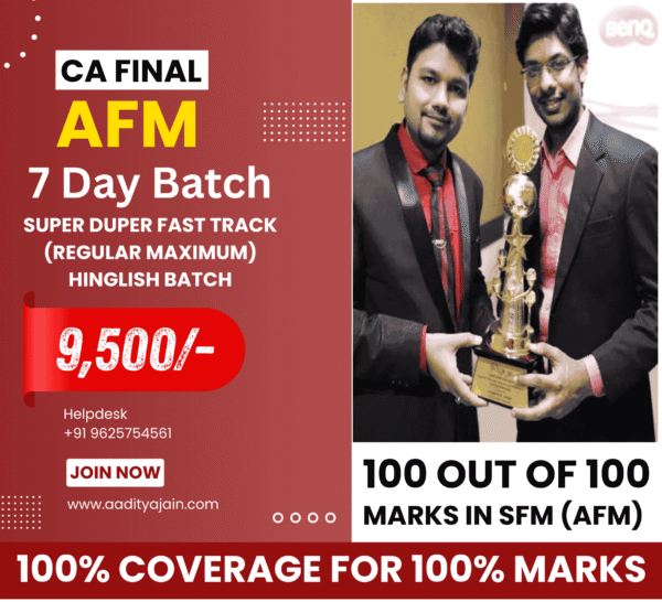 AFM Super Duper Fast Track Regular Maximum (7 Days Marathon)