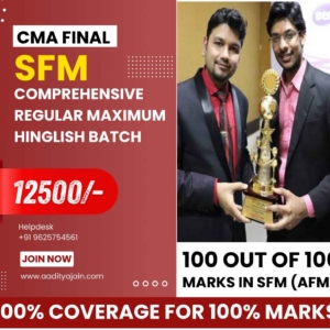 CMA FINAL SFM Comprehensive Batch (Regular Maximum)
