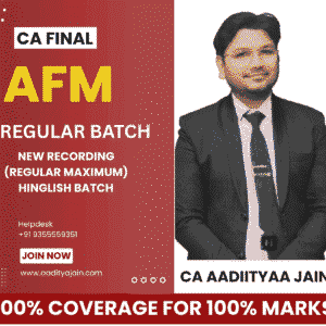 CA Final AFM Comprehensive Batch (Regular Maximum)