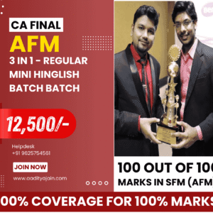 CA Final AFM 3 in 1 Regular Mini Batch (Regular Mini)